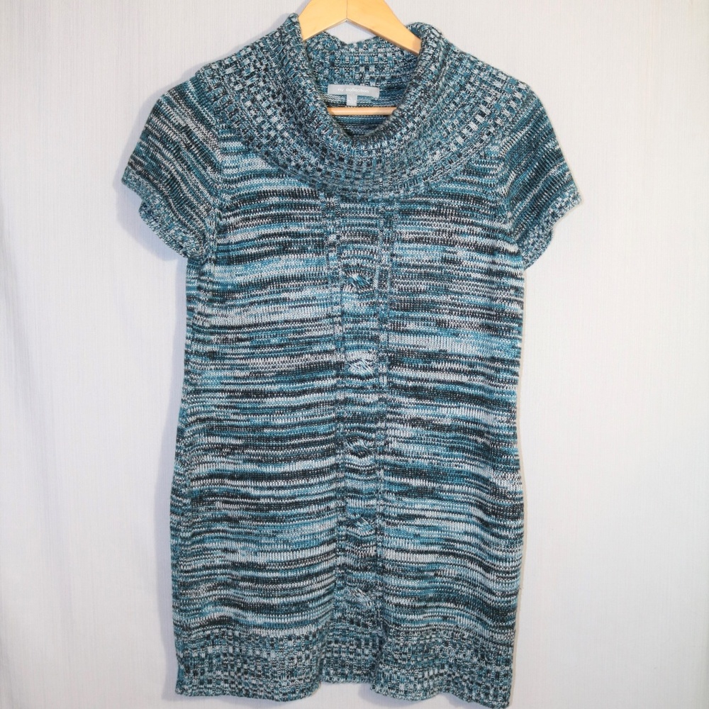 NY Collection Sz L Sweater Women's Cowl Neck